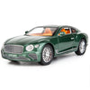 WAKAKAC Toy Car Compatible for 1/24 Bentley Continental GT Model Car Alloy Diecast Collectible Pull Back Car Toy Door Can Be Opened for Boys Girls