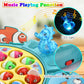 QuadPro Magnetic Fishing Games Set - Fun and Educational Fishing Toys for Toddlers and Kids, Includes 21 Fish, 4 Poles, Rotating Board, and On-Off