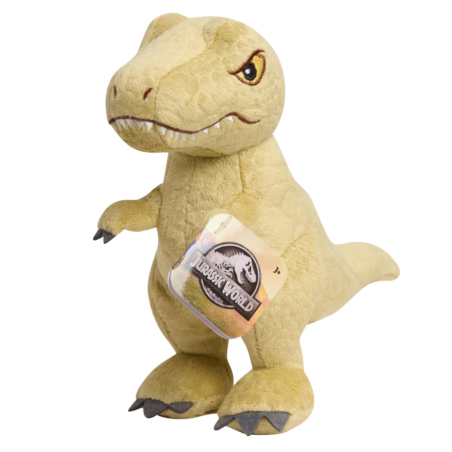 JURASSIC WORLD T-Rex 7-inch Small Plush Dinosaur, Stuffed Animal, Kids Toys for Ages 3 Up by Just Play