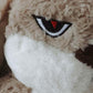 HWHXCZYH 19.6" Grumpy Bunny Plush, Funny Stuffed Animal Rabbit with Floppy Ears, Super Soft Moody Plushie Hug Pillow, Cute Gag Gift & Room Decor
