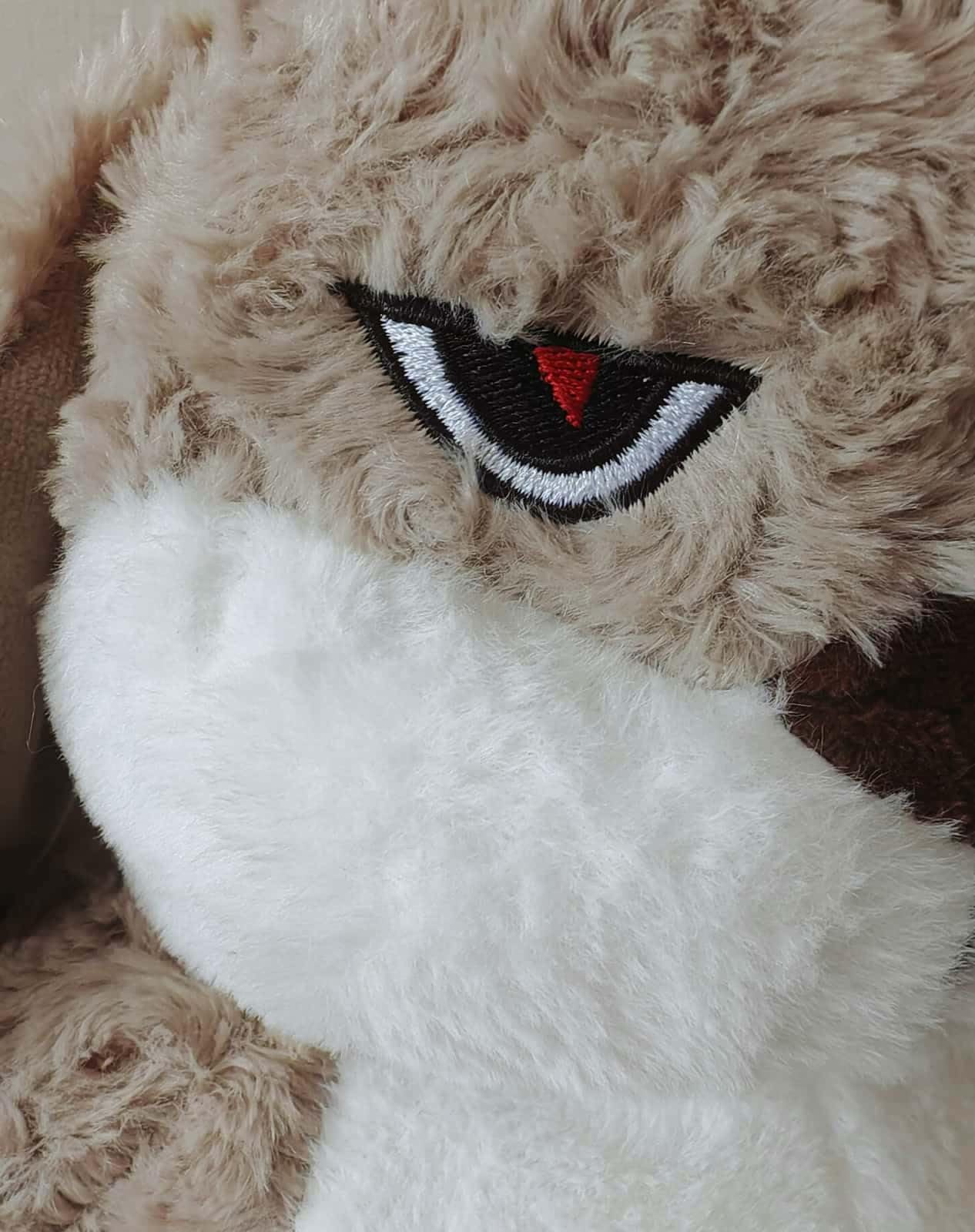HWHXCZYH 19.6" Grumpy Bunny Plush, Funny Stuffed Animal Rabbit with Floppy Ears, Super Soft Moody Plushie Hug Pillow, Cute Gag Gift & Room Decor