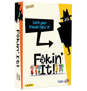 JACKBOX Games Fakin’ It Board Game - for Adults & Teens - Fun Social Deduction Card Game for Ages 14 & Up - Hilarious Board Game for Game Nights