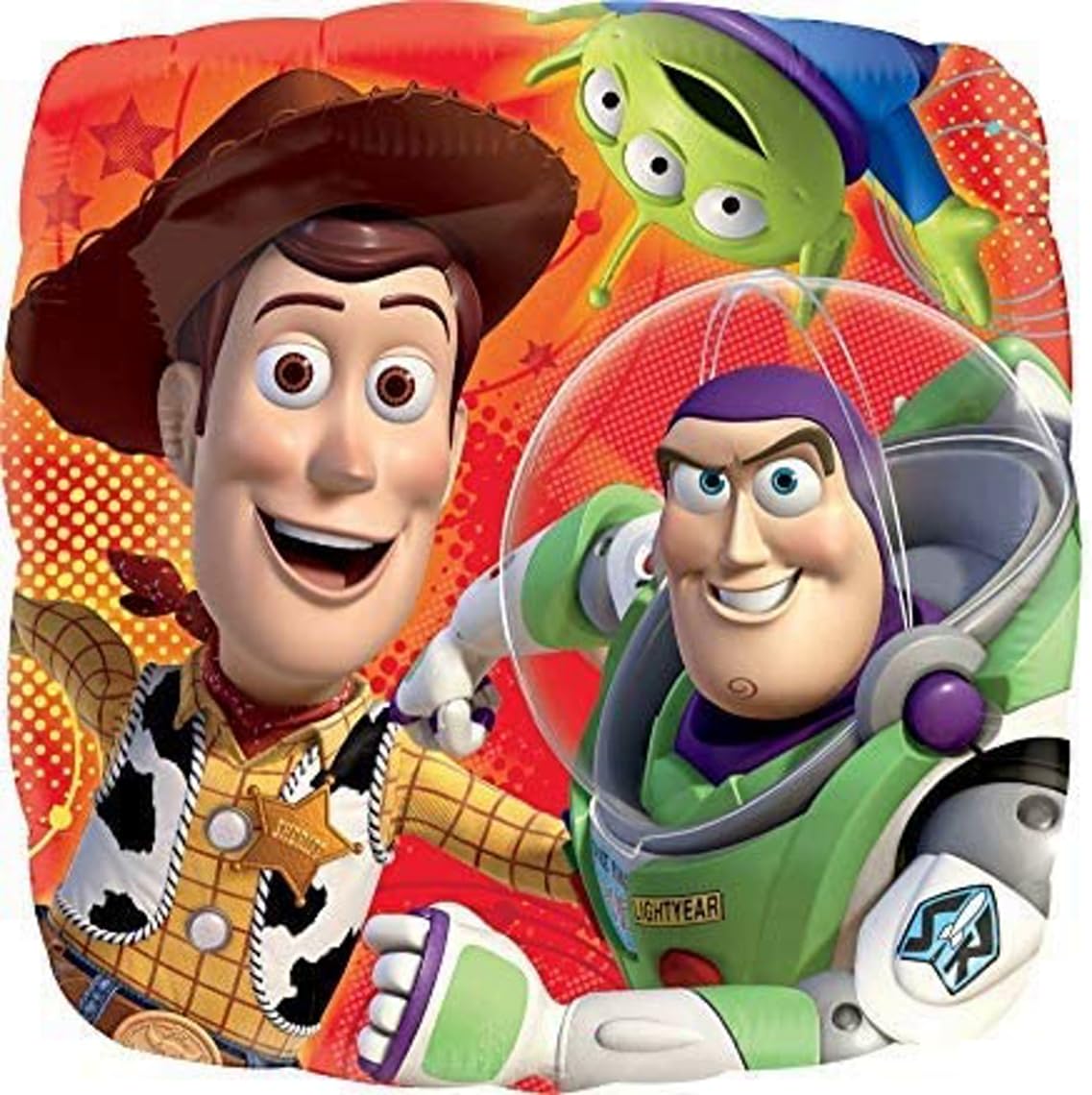 Anagram Woody and Buzz Lightyear's 4th Birthday Party Supplies Balloon Bouquet Decorations