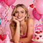 256PCS+ Galentine’s Day Glitter Tattoos Party Favors - Heart Girl Love Valentines Stickers V-Day Supplies Decorations