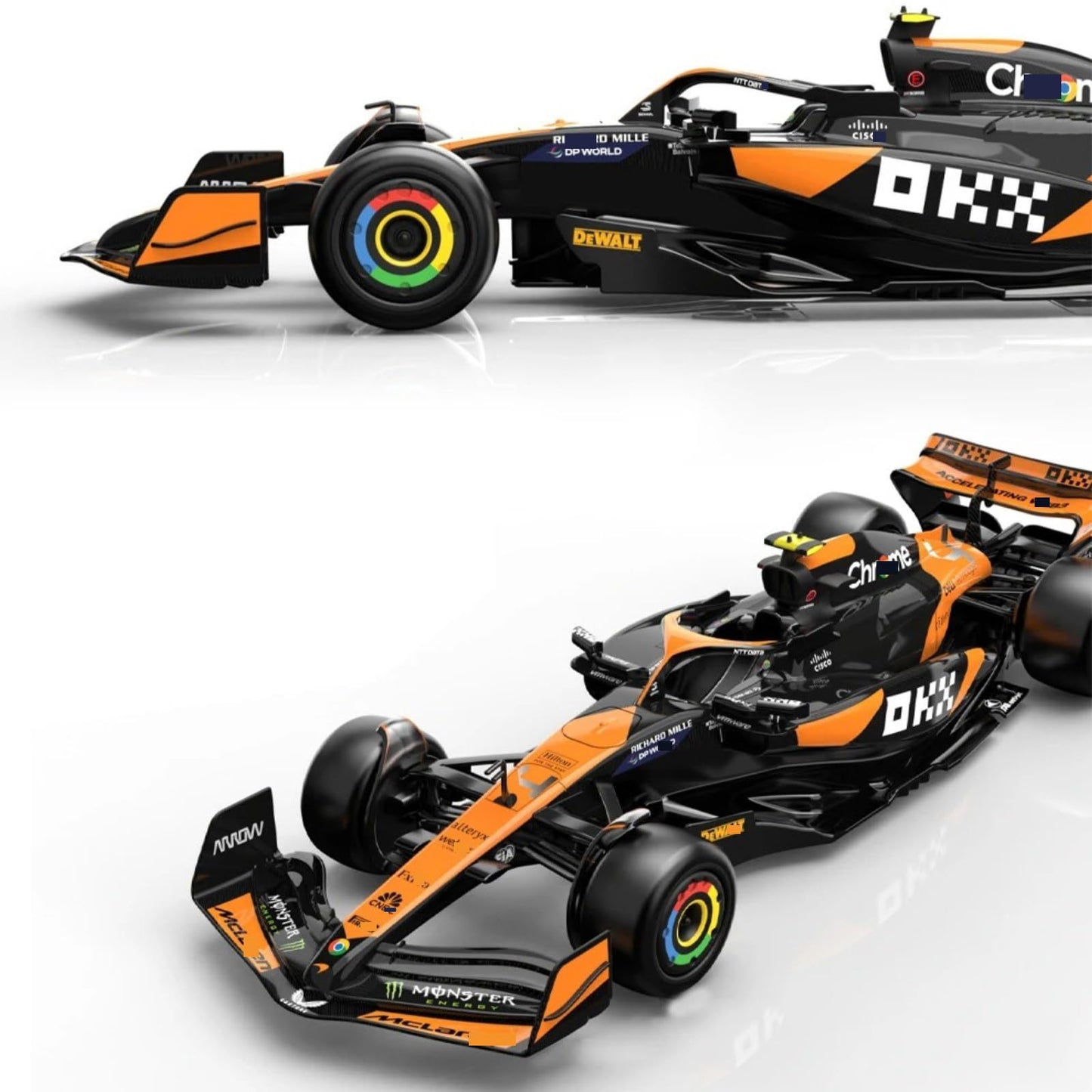 HTLNUZD 1/14 F1MCL Alloy Remote Control Car Formula 1 Collector Edition, Adult RC Racing Car Model Gift for Hobbyists