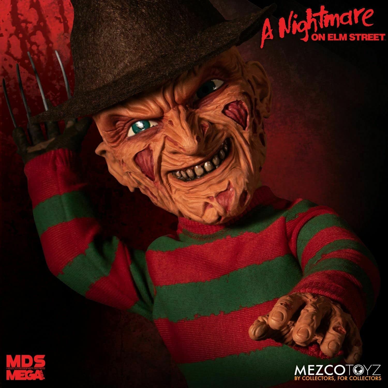 Mezco Toyz Mezco Designer Series MDS A Nightmare on Elm Street Mega Scale Talking Freddy Krueger Figure