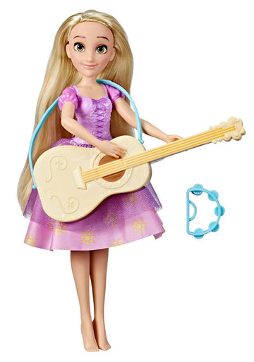 Disney Princess Everyday Adventures Rockin' Rapunzel Fashion Doll and Color-Change Guitar, Disney's Tangled Toys for Kids 3 and Up