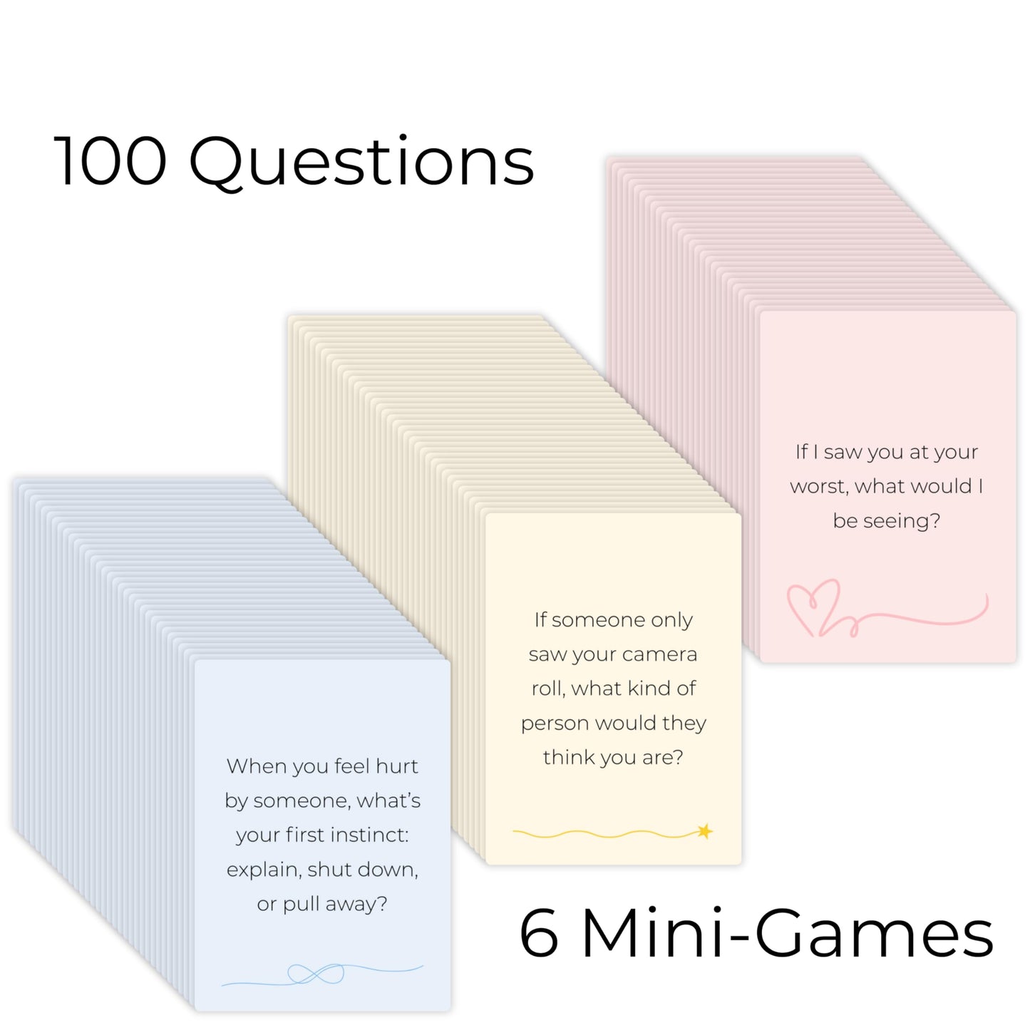 Kindred Bits First Date Energy - Conversation Cards for Couples with 100 Questions & Fun Games - Card Games for First Dates, Deep Connection & Laughs