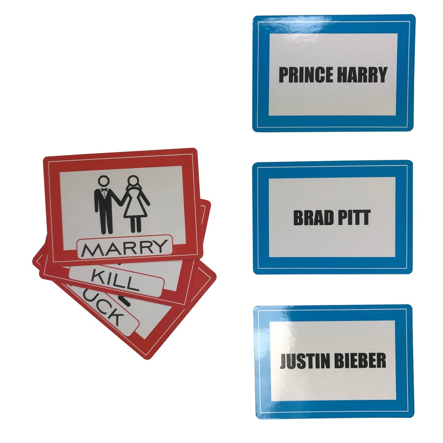 Poker Weight FMK (F..k Marry Kill) - The Completely Inappropriate Adult Party Card Game NSFW