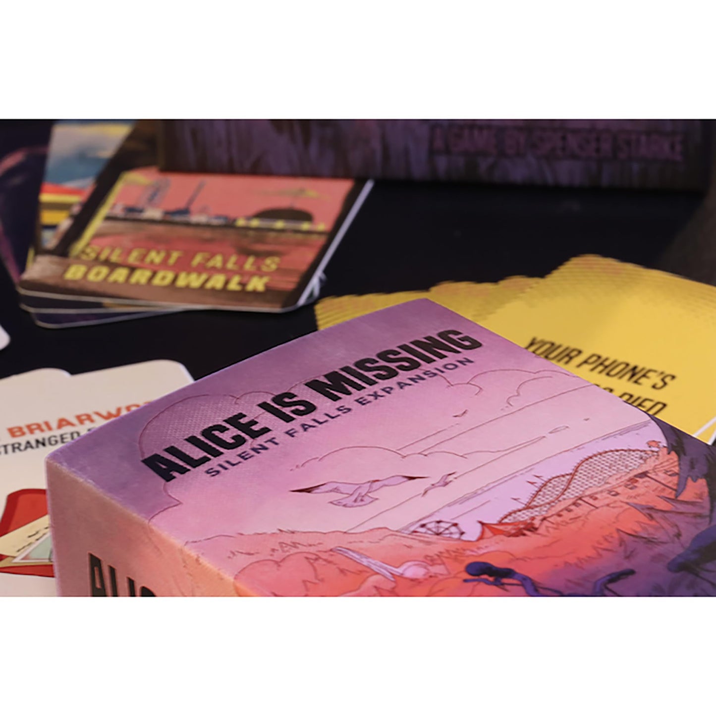 Renegade Game Studios Alice is Missing: Silent Falls Expansion - Text-Based RPG, Mystery Game, 3-5 Players