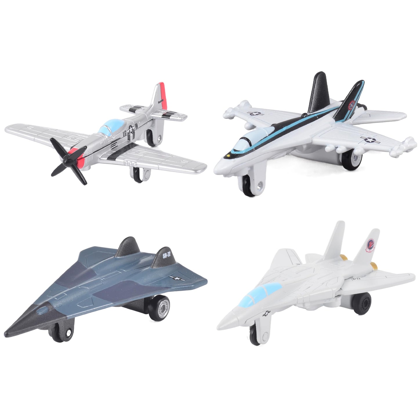 LEGEND TOYS Top Gun Fighter Diecast Vehicles 4-Pack