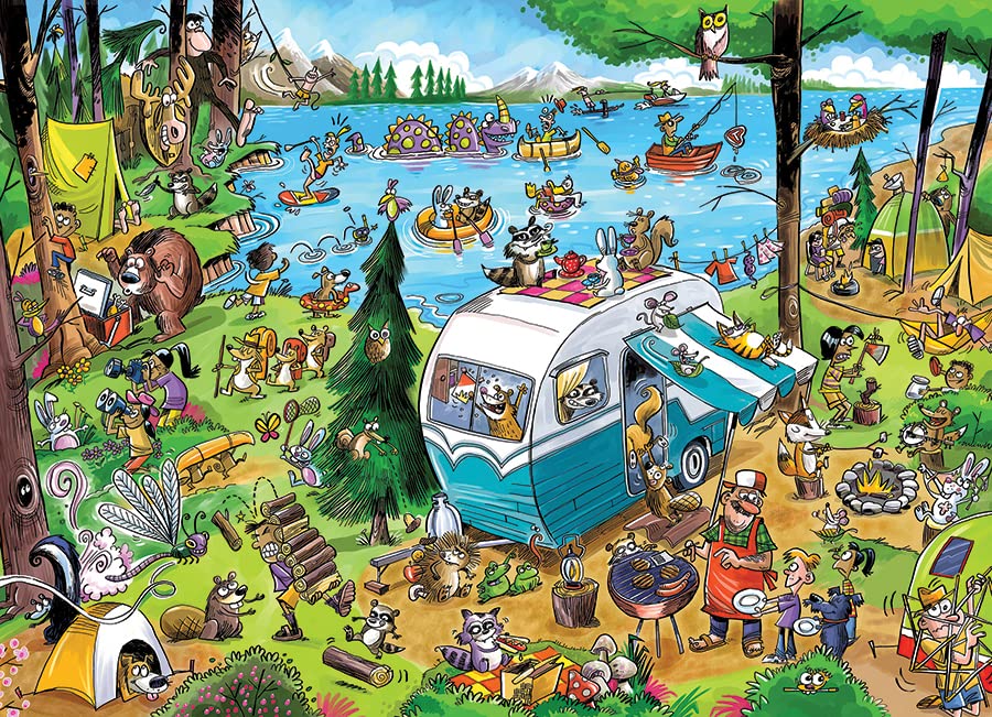 Cobble Hill Family Piece's 350 Puzzle - Call of the Wild - Sample Poster Included