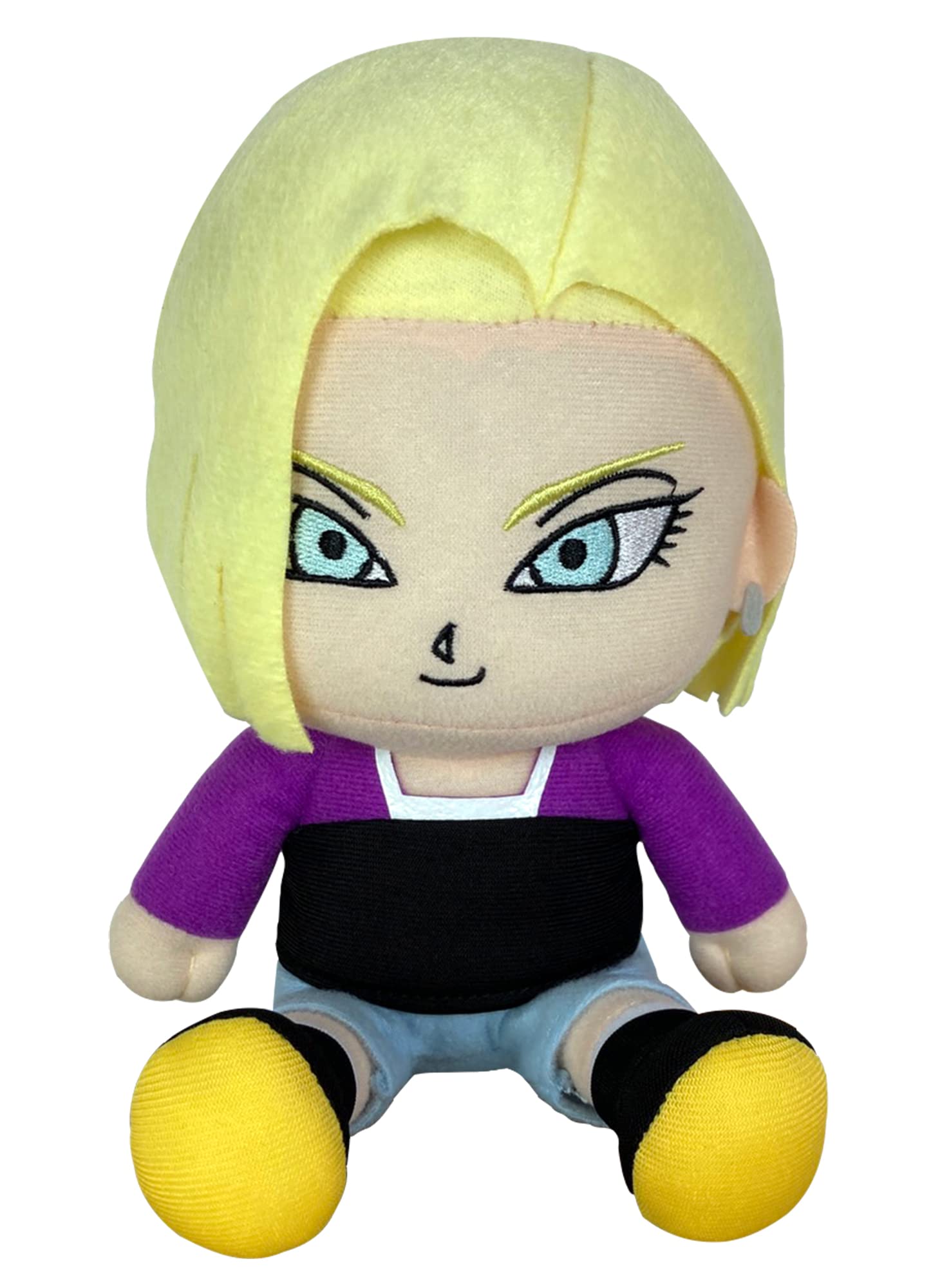 Dragon Ball Super- Androld 18 Sitting Plush 7" H