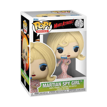 Funko Pop Movies: Mars Attacks - Alien Woman - Martian Spy Girl - Mars Attacks Film - Collectable Vinyl Figure - Gift Idea - Official Merchandise