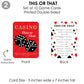 Big Dot of Happiness Las Vegas - 4 Casino Party Games - 10 Cards Each - Gamerific Bundle