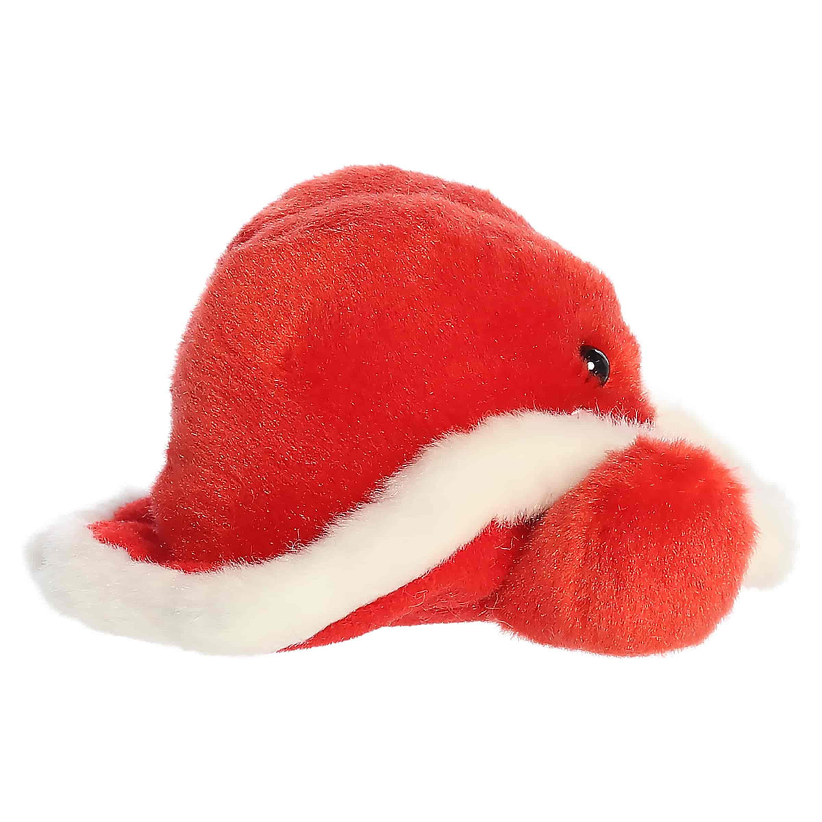 Aurora Palm Pals 5" Santa Cowboy Hat Festive Plush