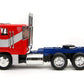 Jada Transformers Rise of The Beast 1:24 Optimus Prime w/Robot On Chassis Die-Cast Car, Toys for Kids and Adults