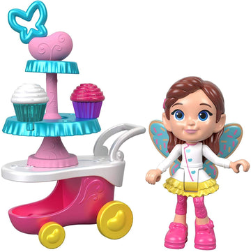 Fisher Price Nickelodeon Butterbean's Cafe Butterbean's Cupcake Cart Figure Set