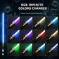 BSTSABER Upgrade App Control Obw Lightsaber, Smooth Swing 16 Sets Sound Effects 3 Light Effects and 16 Colors Change, Metal Dueling Light Saber