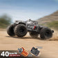 Womaqu RC Cars 1:14 4WD Off-Road RC Monster Truck High Speed 40 km/h, 4x4 Remote Control Car with 2 Rechargeable 1300mAh Batteries and 2 Sets of Tires