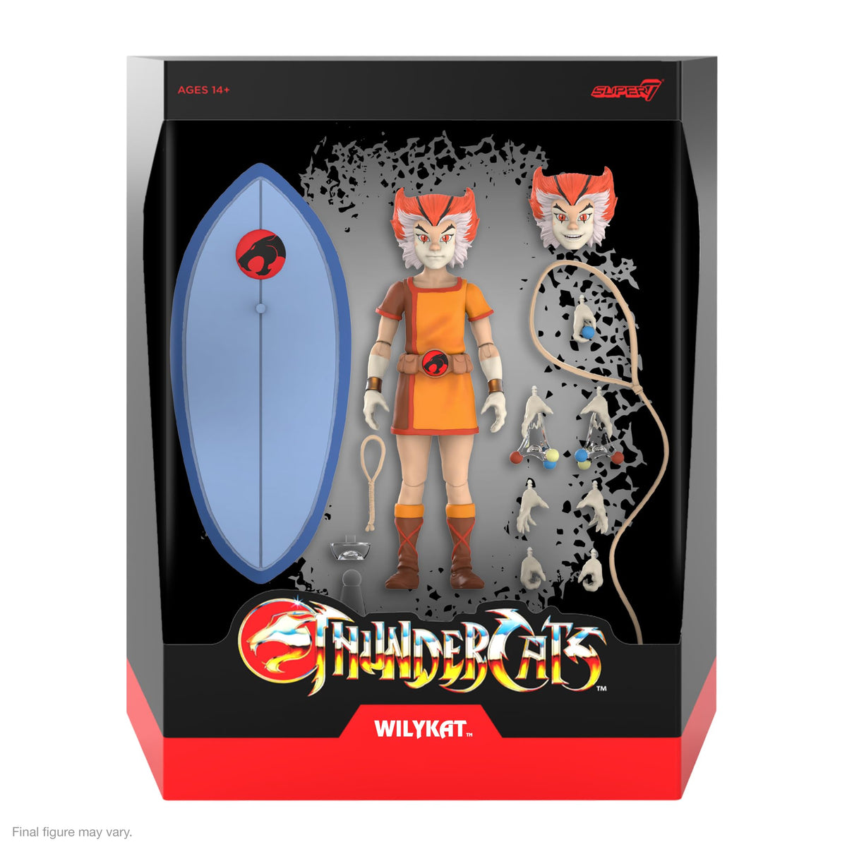 Super7 ULTIMATES! Thundercats WilyKat - 7" Thundercats Action Figure with Accessories Classic Cartoon Collectibles and Retro Toys