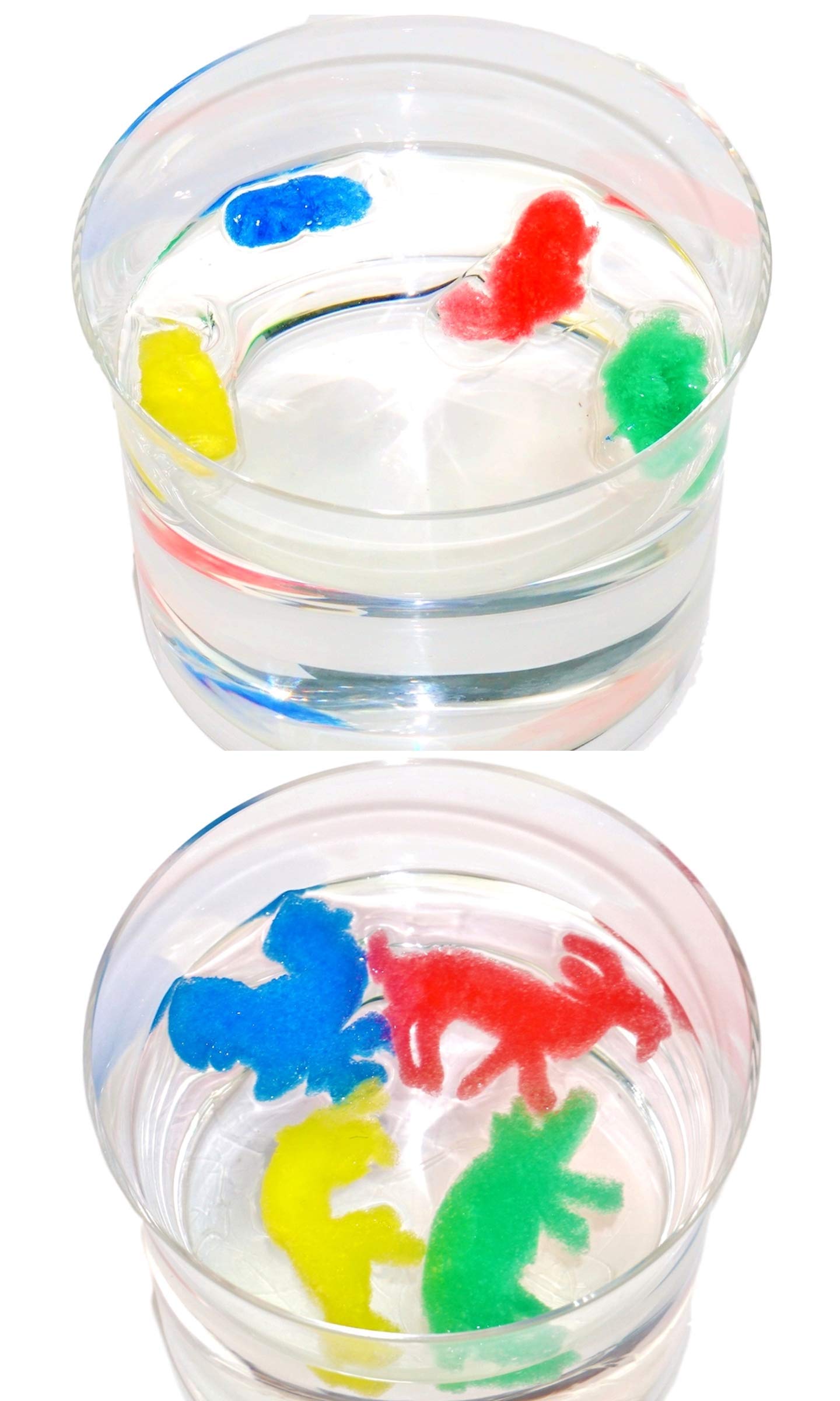 Ja-Ru Magic Grow Capsules, (3 Packs Assorted). Water Growing Animals Capsules. Great Party Favor Kids Toy. Bath Toys for Kids. Fidget Stem Toys. Plus