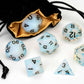 FanRoll Mystic Mines Opalite: 16mm Stone Polyhedral Dice Set
