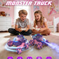 1:18 Pink Unicorn Monster Truck with Spray,120 Min Runtime,Gift for Girl 3+