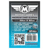 Mayday Games Premium Card Sleeves 59x92mm - 90 Micron Thick Clear Card Sleeves, Perfect Fit Standard European Size, 50 Per Pack - MDG-7029