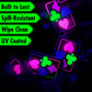 Funwares UV Black Light Playing Cards by Island Dogs- Neon Fluorescent Glow Deck for Black Light Games, Glow in the Dark Playing Cards, Parties