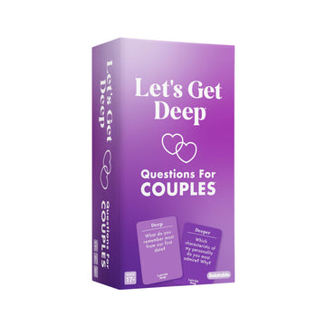 Let's Get Deep by Relatable, A Question Card Game for Couples, Great for Date Night Ideas, Couples Gifts, Wedding Gifts, and Long Distance