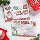 Fun Express Color Your Own Letter To Santa Postcards - Set of 24 - Christmas Crafts for Kids