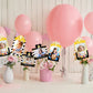 MEFENG 15Pcs 5th Birthday Picture Centerpiece Sticks - Black Gold - Photo Table Toppers for Kids - Happy 5 Years Old Party Supplies