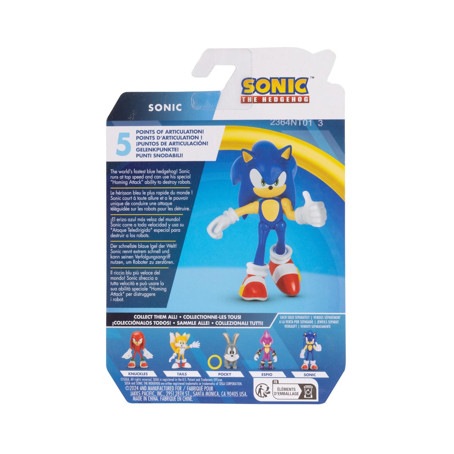 JAKKS Pacific Sonic The Hedgehog 2.5" Action Figures Wave #20 3-Pack