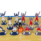 Kaskey Kids Basketball Guys, Red vs. Blue, 21 Pieces in Each Set, Includes 2 Teams, Accessories, and Travel Storage Case, Nostalgic Sports Action