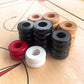 30 Traditional Carrom Board Game Coins (13 Black / 13 Natural / 2 Red Queens / 2 White Strikers) (Add a Pouch)