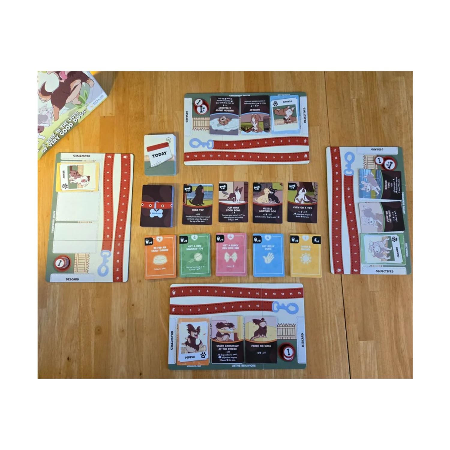 Treat, Please! A Family Board Game About a Week in The Lives of Very Good Dogs! | 2-4 Players | Perfect for Families, Ages 10+ | 20-30 Minutes