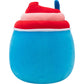 Squishmallows Original 12in Izaak the Blue Slushy with Star Embroidery - Official Jazwares Plush (Medium-Sized)