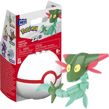 Mega Bloks Pokemon Evergreen Poke Ball Series 22 HWR75 Dreepy