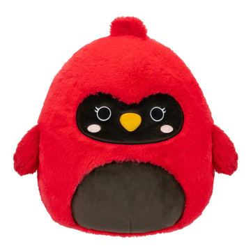 Squishmallows FuzzAMallow Cazlan The Cardinal 12 inch Plush Red Bird