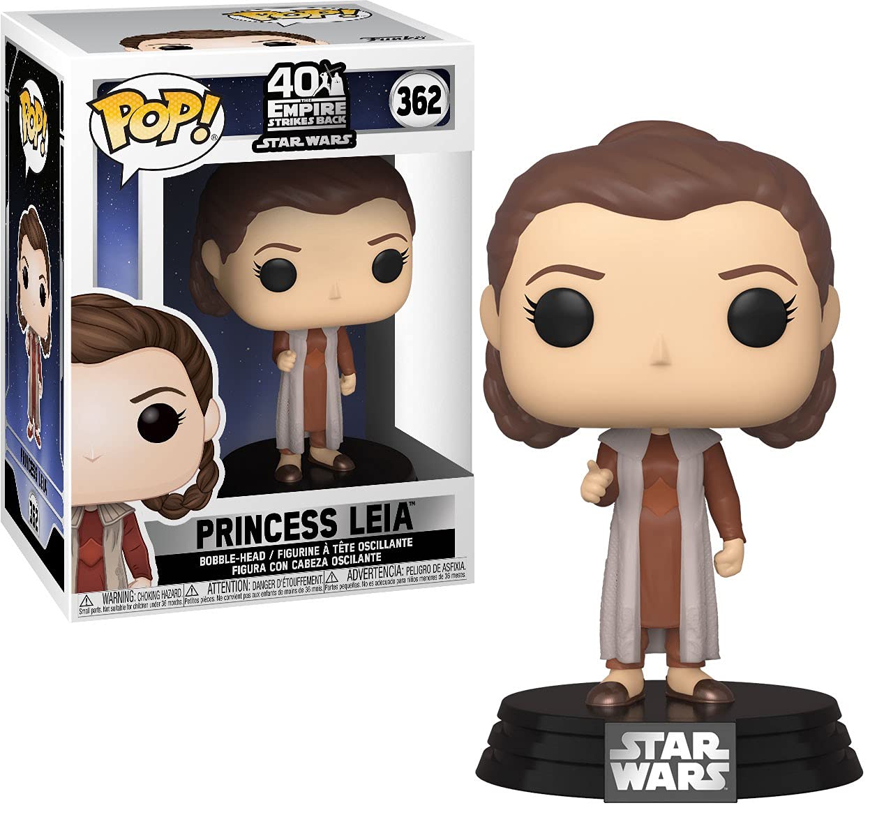 Funko Pop! Star Wars: Star Wars: ESB- Leia (Bespin), Multicolor