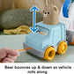 Fisher-Price Campervan Pulling The Forest of Friendship, with Sensory Activities for Children from 1 year, JKD52