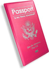 Pennybandz Penny Passport to My Penny Adventures - Souvenir Pressed Penny Passport Holds 48 Coins - Vegan Leather - Every Book Ordered Comes with a
