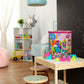 MEGA BLOKS First Builders Toddler Blocks Toys Set, Big Building Bag Collection with 80 Pieces and Storage, Pink, Ages 1+ Years