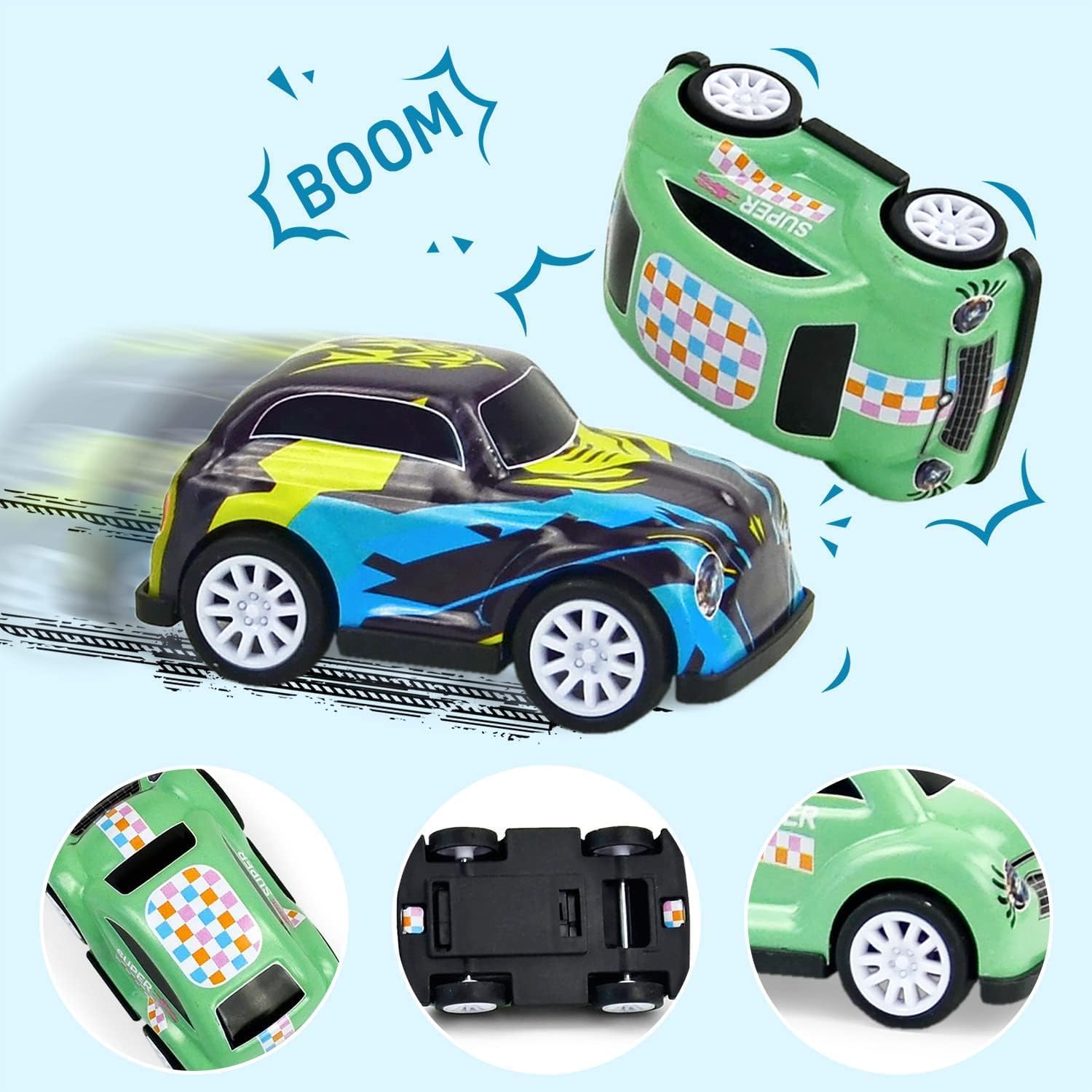 Vileafy 30-Pack Mini Pull-Back Race Cars for Kids | Metal Small Toy Cars Bulk for Goodie Bag Stuffers, Birthay Party Favors, and Classroom Treasure