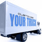 Shop72 Toys, Customize Diecast Trucks as Gifts for Truckers Friends or Employees. Customize Replica of International 4200 Box Truck with Your Logo