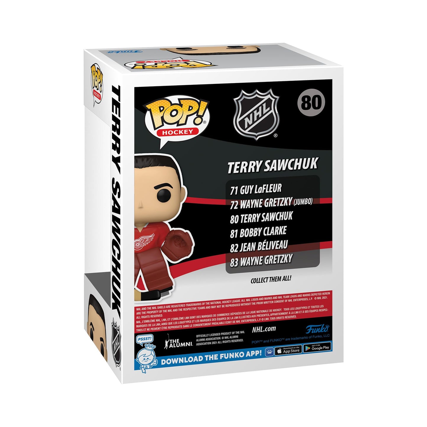 Funko POP! NHL: Legends - Terry Sawchuk - (Red Wings) - NHLAA - Retired Players - Collectable Vinyl Figure - Gift Idea - Official Merchandise -