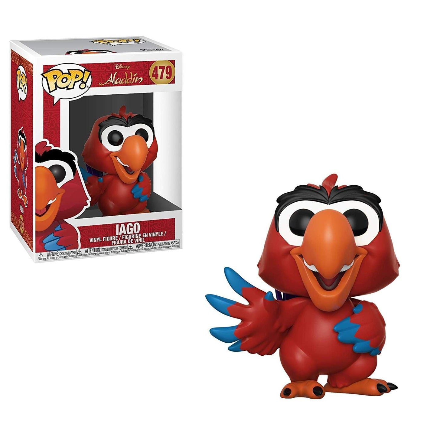 Funko 35756 Pop! Disney: AladdinIago, Standard, Multicolor