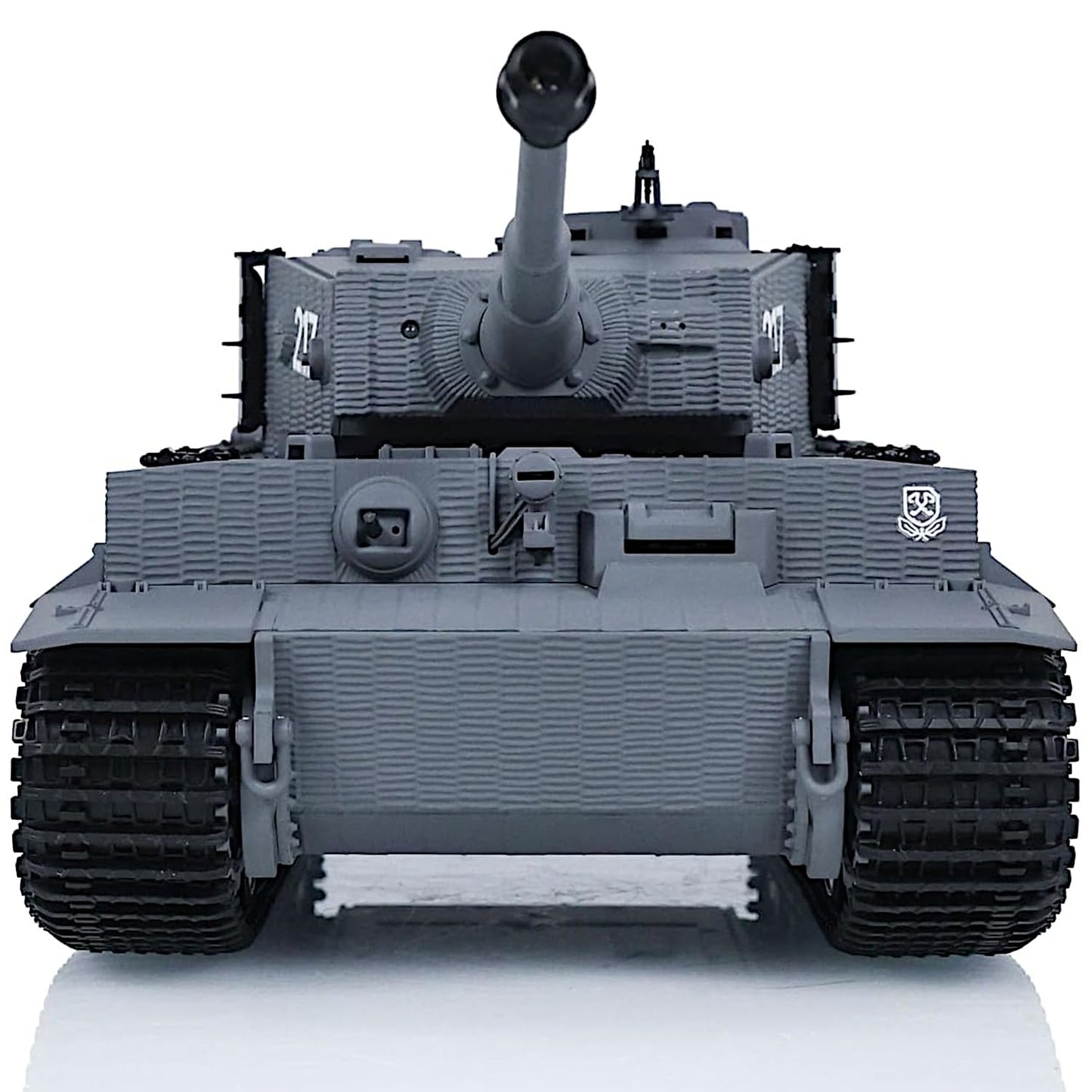 POCO DIVO German Tiger I Heavy Tank, 1/24 Infrared IR Combat Panzer RTR 2.4Ghz RC Armored Vehicle, Taigen 3841-11-M Standard Paintless Middle Version