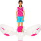 Barbie Team Roll and Reveal Soccer Player Doll and Accessories with Brunette Fashion Doll & 8 Surprises and a Soccer Ball Encasement